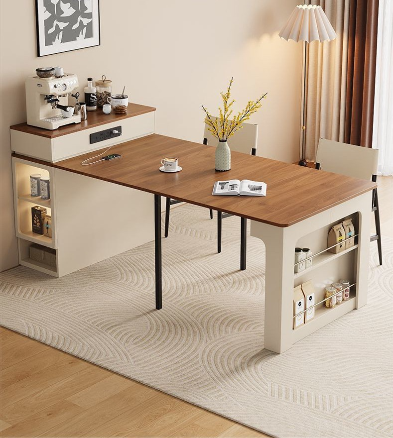 BỘ BÀN ĂN KẾT HỢP BÀN ĐẢO ERICA – DP11