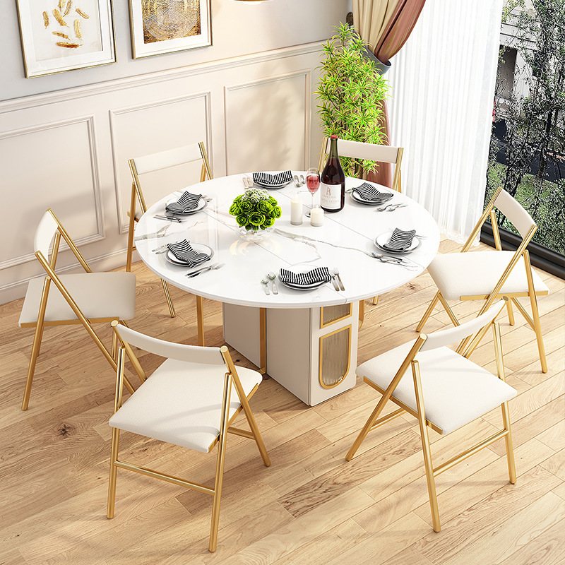 BÀN ĂN TRÒN THÔNG MINH GẤP GỌN ERICA – DP12