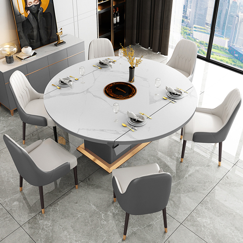 BÀN ĂN MỞ RỘNG MẶT ĐÁ THÔNG MINH ERICA – DP23