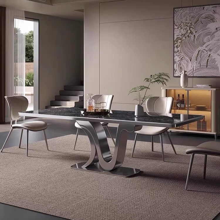 BỘ BÀN ĂN MẶT ĐÁ CAO CẤP ERICA – DP25