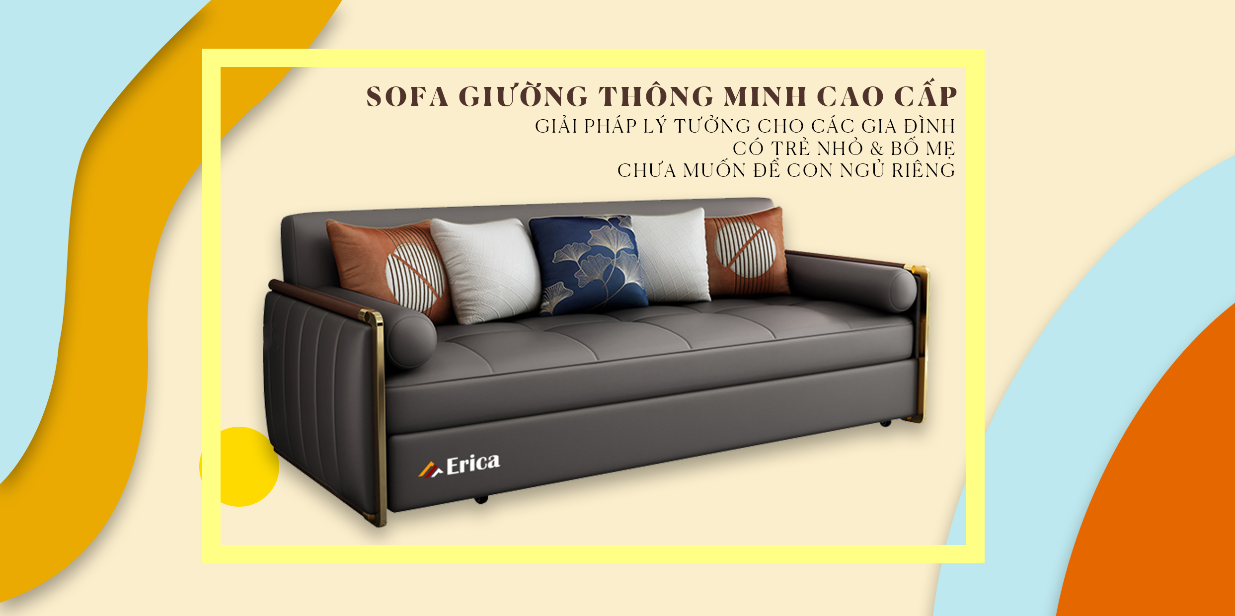 SOFA GIƯỜNG THÔNG MINH CAO CẤP 👍 GIẢI PHÁP LÝ TƯỞNG CHO CÁC GIA ĐÌNH CÓ TRẺ NHỎ &amp; BỐ MẸ CHƯA MUỐN ĐỂ CON NGỦ RIÊNG 🤱