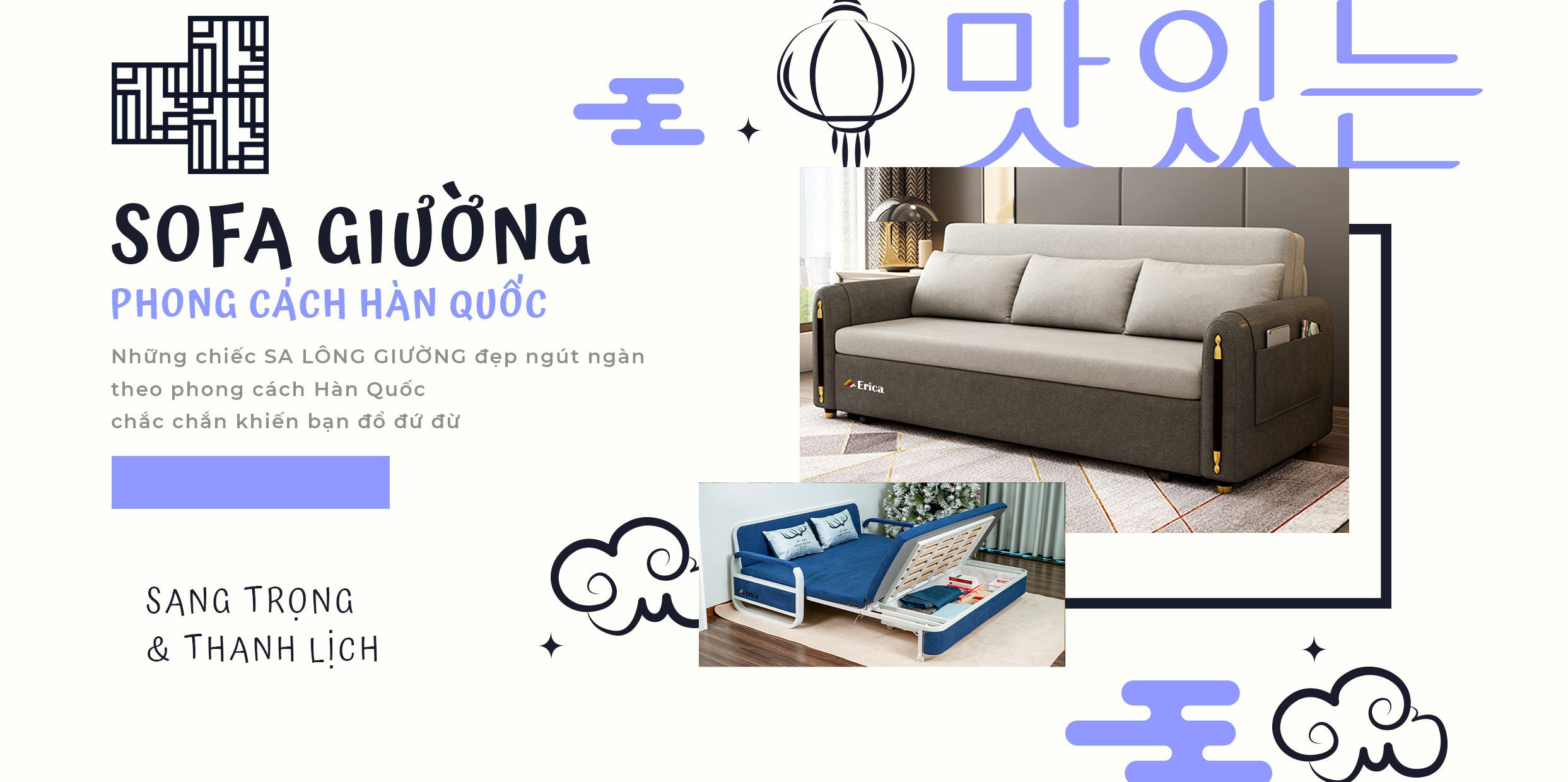 ✨ MỘT CHÚT SANG TRỌNG &amp; THANH LỊCH ĐẾN TỪ NHỮNG CHIẾC SA LÔNG GIƯỜNG PHONG CÁCH HÀN QUỐC 🇰🇷